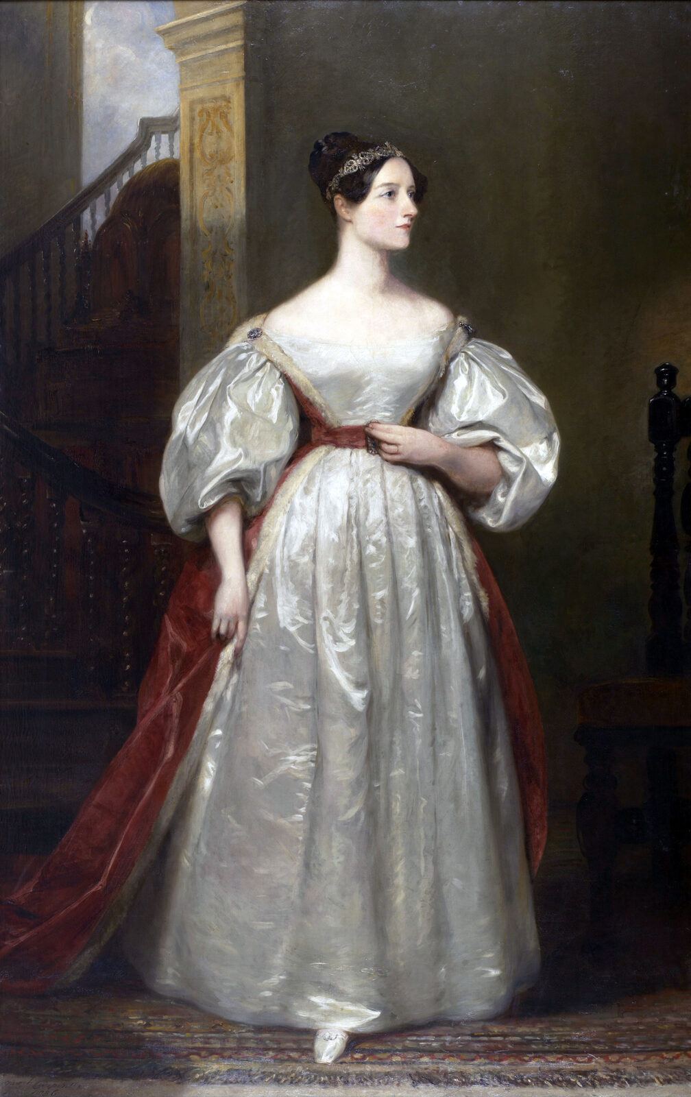 Ada Lovelace at twenty, painted by Margaret Carpenter in 1836